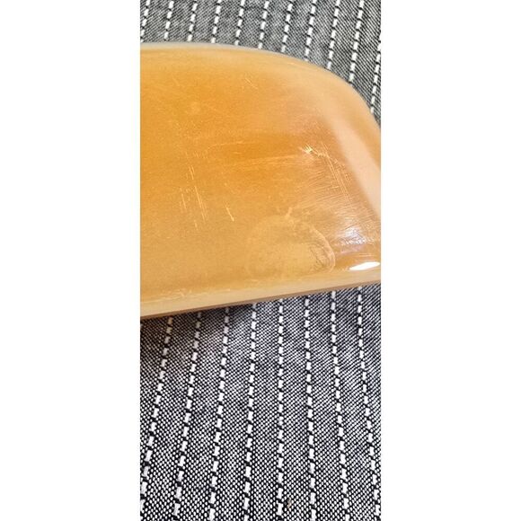 Two Fire-King Peach Luster casserole Model 472 - Picture 6 of 9